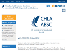 Tablet Screenshot of chla-absc.ca